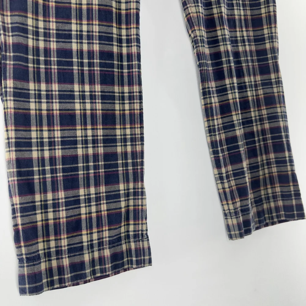 POLO RALPH LAUREN Lagenloook PREPPY Plaid Ankle Cropped TROUSERS Pants WOMENS 12 - Picture 4 of 10